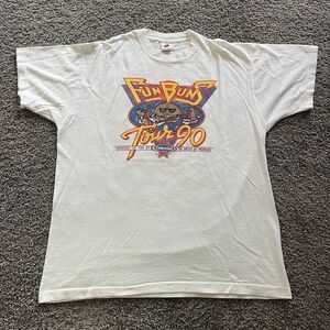 Vintage FunBuns Summer Tour 1990 Colonial Bred Single Stitch T Shirt Band Sz XL